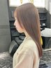 縮毛矯正+カラー+髪質改善+超音波TOKIO+カット¥45,000→¥40,000