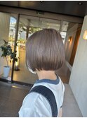 【Lolonois野田阪神】ミニボブ×シアーベージュ
