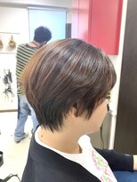 ヌーベルバレ(Nouvelle Vallee)&nbsp;ショートボブカット/縮毛矯正/髪質改善/耳だし/斜めバング