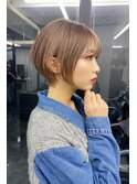 ～ショートボブ ミルクティー～【Ria 大阪 梅田】
