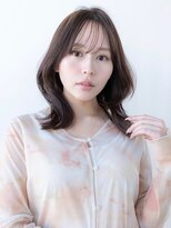 韓国レイヤーくびれミディアム似合わせカットイメチェン小顔
