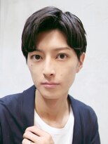 ルーツ(ROOTS)&nbsp;センターパート黒髪大人カジュアル