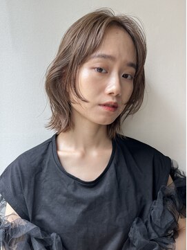 ガーランドギンザ(Garland Ginza) 切りっぱなしボブ/フェイスレイヤー/透明感カラー/銀座