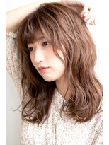 ネル 千早 香椎(nell.)&nbsp;★くせ毛風カール20代30代40代デジタルパーマ前髪小顔