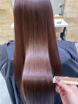 エルメ(Herme)&nbsp;髪質改善カラーで艶々ピンクブラウン