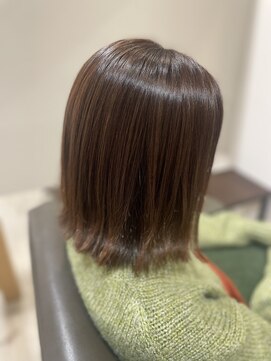 ヘア アトリエ ヴィヴァーチェ(hair atelier Vivace) 艶パッツンボブ