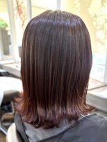 フルール(fleur)&nbsp;イルミナカラー＊ボルドーカラー＊ピンクブラウン＊外ハネ