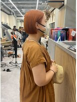 ロンドプロフィール 浦和(Lond profil) イメチェン ボブ 外ハネボブ 美髪 ホワイトブロンド 韓国