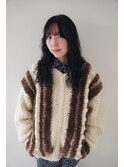 乾かすだけでキマる髪ロングウェーブパーマ