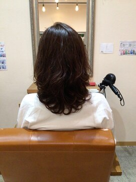リコ ヘアー メイク 海老名店(Lico hair make) 巻き髪風パーマ/マロンブラウン