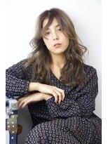 ソース 高槻(SOURCE)&nbsp;艶髪♪くすみベージュ×ナチュラルロング