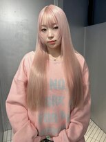 ペレ アネックス 大阪梅田茶屋町店(PELE ANNEX)&nbsp;くびれヘア/アプリコットオレンジ/夏のヘアアレンジ/梅田