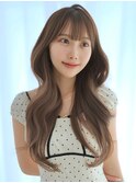 【C】ゆるふわ韓国風巻き髪透明感ベージュ