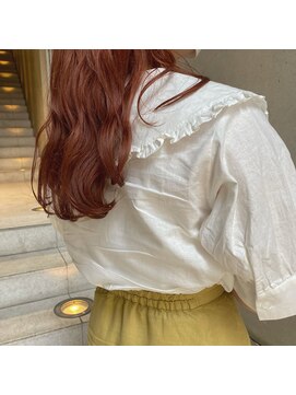 ミリ 奈良店(mm) ピンクオレンジ/暖色カラー/レイヤー/近鉄奈良