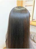 髪質改善のベース作り　　艶髪ストレート　（艶髪ヘッドスパ含）