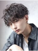 束感シャドウパーマ