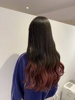 ルルバイアズール 草加店(LULU by azule)&nbsp;裾カラー，プラムピンク，ピンクカラー【草加】