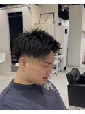 MEN’S HAIR/波巻ツイストスパイラル/フェザーパーマ/京都河原町