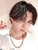 アグ ヘアー イロア 都島店(Agu hair iroa) 《Agu hair》ハンサムセンターパート【numberA.×BLEACHi】