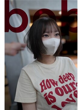 フランチェスカドットボブ(francesca.bob) マロンブラウン×レイヤーボブ【田野剛大】梅田