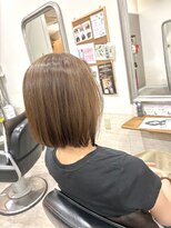 ヘアアンドメイク 心座(hair&make)&nbsp;髪質改善ボブ×透明感カラー