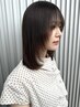【汗でうねる前髪に◎湿気対策】カット+前髪・顔回りストレート￥8460→