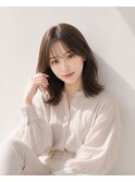  &nbsp;&nbsp;&nbsp;ミディアム×ベージュ×韓国風レイヤー