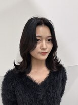 アリア イースト バイ エクラート 新宿東口店(ARiA east byECLART)&nbsp;★顔周りカットとくびれヘアで大人可愛い韓国ヘア★