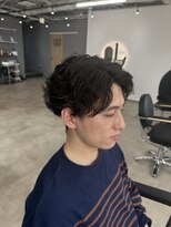 テーラヘアー 守谷店(TELA HAIR) フェザーパーマ×センターパート