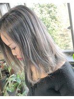 モノ アンド イニ(Mono & inni) 【奈良/inni hair】3stepcolor キリッパボブ