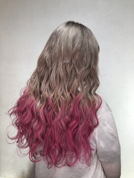 アンク クロス 池袋北口店(ANKHCROSS) 《アンククロスYUKI》ミルクティー×ピンクグラデーション