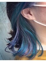 ビヨンドイー(beyond E)&nbsp;イヤリングユニコーンカラーセミディ