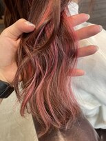 ラ メール ヘア デザイン(La mer HAIR DESIGN) インナーカラー★インナーベビーピンク