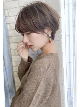 ロンド ストラーダ 心斎橋(Lond strada) ショート×ハイライト白髪ぼかし×愛され似合わせカット[心斎橋]