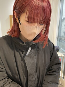 タルサ(tulsa) 切りっぱなし+顔まわりレイヤーボブ