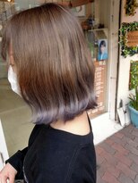 シャローム(SHALOM)&nbsp;裾カラー／ライトシルバー