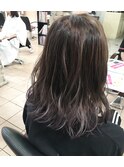 グレーパープルグラデーション