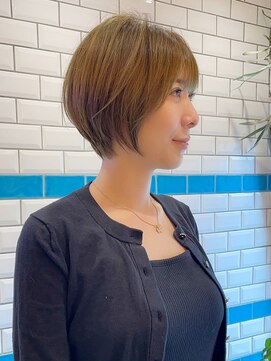 シー バイ ロンド 新宿(Sea by Lond) 【福島】ペールベージュ大人美人ショート