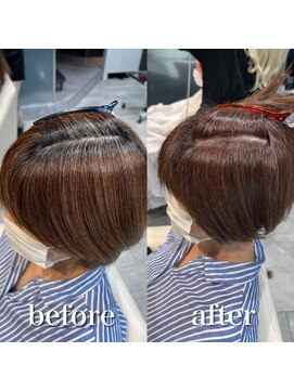 ミラバイケンジ 藤沢(Mira by KENJE) 脱白髪染め/白髪にお悩みの方に/30代40代50代