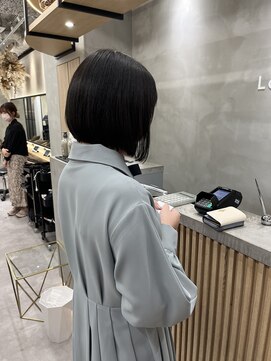 ロンドプロフィール 浦和(Lond profil) 【ワンランク上のボブ】切りっぱなしボブペールベージュ【浦和】