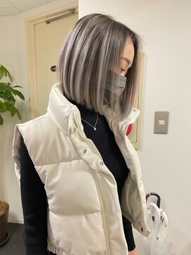 サニー 渋谷(SUNNY) バレイヤージュ、ココアベージュ、ハイライト、グレージュカラー