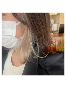 ヘアリゾート ディアリウム(Hair Resort DEARIUM) シルバーベージュイヤリングカラー[町田店/町田駅/JR町田駅]