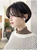 大人可愛い20代30代40代50代小顔ショートボブナチュラルショート