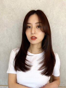 ハローバイシー 仙台(Hello by Sea) 韓国風前髪×レイヤーカット【髪質改善/仙台/レイヤーカット】