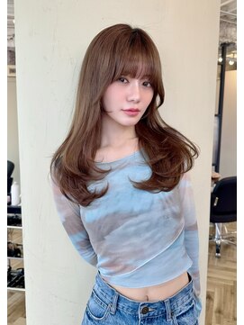 アリスバイアフロート 自由が丘(ALICe by AFLOAT) レイヤー／ワンカール／重めサイドバング／自由が丘