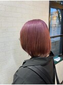 ヴァイオレットピンク+ボブ