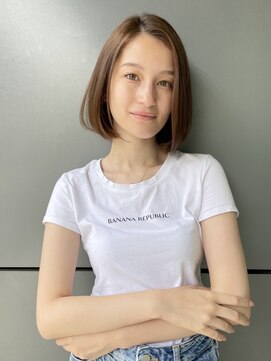 トルネード(TORNADO) 切りっぱなしボブ 美髪似合わせカット くびれボブ M0706