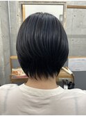 Yucca角床オススメダークブルーハイライトショート
