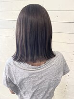 ルノン フィージュ(LUNON fieju)&nbsp;アッシュブラウン/外はねボブ/髪質補修カラー