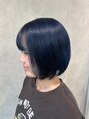 ミューバイケンジ(miu by KENJE) 色落ち綺麗なネイビーブルーブリーチ1、2回でできます！